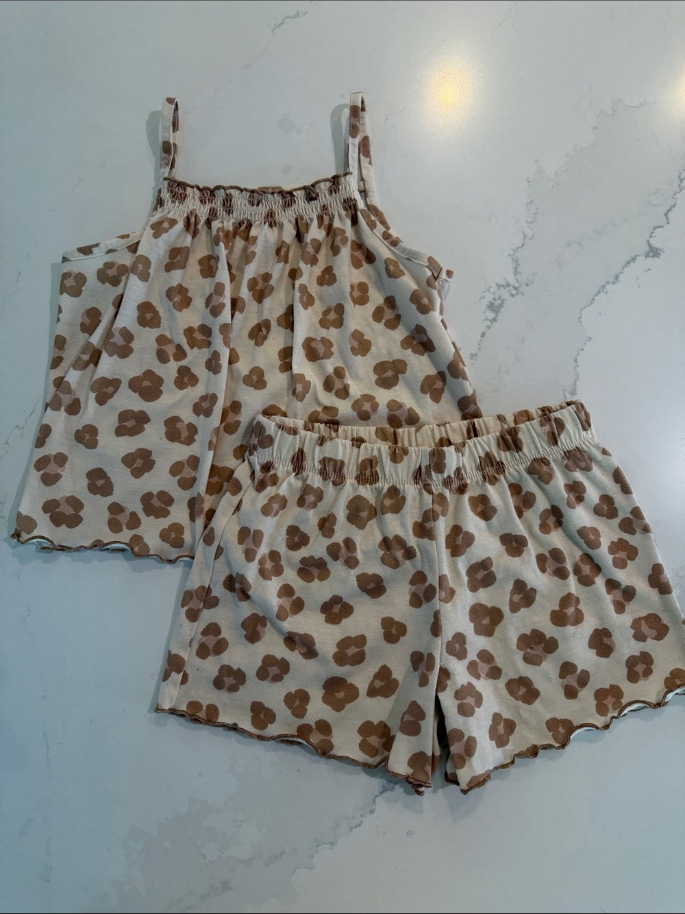 Cat & Jack Leopard Kids Pajama Tank Set